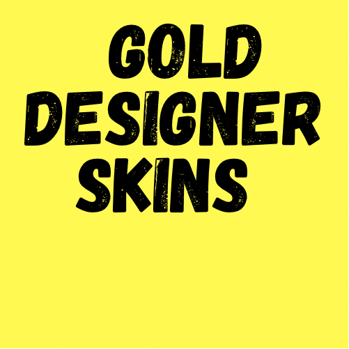 Gold printed skins